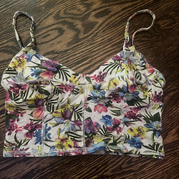 SIZE XS Garage Tank floral pattern - Picture 2 of 4